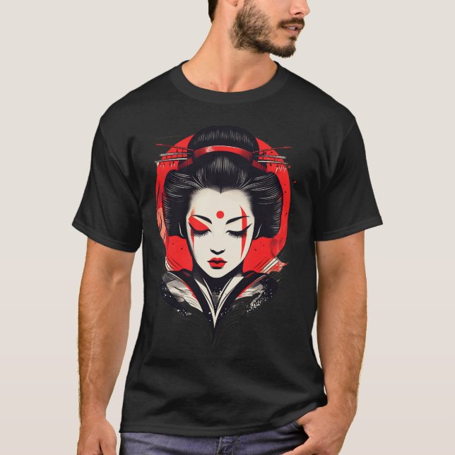 Serene Geisha Essence T-Shirt (Vorderseite)