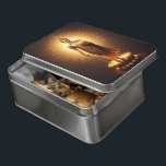 Serene Golden Buddha im ruhigen Licht Puzzle<br><div class="desc">Stehend anmutig,  die goldene Darstellung von Buddha hält eine Lotus-Blume,  während sie ein warmes und friedliches Glühen ausstrahlt. Diese ruhige Umgebung lädt zum Nachdenken und zur Achtsamkeit ein und ruft ein Gefühl der spirituellen Harmonie und inneren Ruhe hervor.</div>
