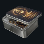 Serene Golden Buddha in Stille Puzzle<br><div class="desc">Eine majestätische goldene Buddha-Statue befindet sich in meditativer Pose,  umgeben von ätherischem Licht und leuchtenden Halos. Diese ruhige Verkörperung symbolisiert Frieden und Erleuchtung in einem mystischen Rahmen.</div>