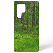 Serene Green Forest Samsung Handy Case