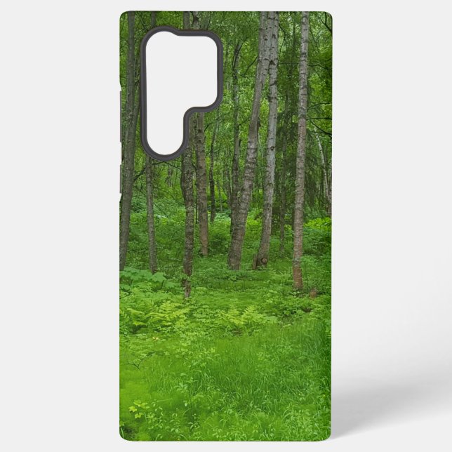 Serene Green Forest Samsung Handy Case Samsung Galaxy Hülle (Rückseite)