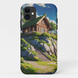 Serene Hilltop Cabin Retreat Case-Mate iPhone Hülle