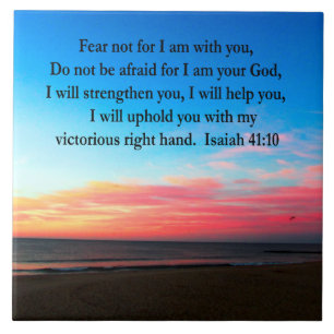 SERENE ISAIAH 41:10 SONNENRISE FOTO FLIESE