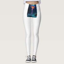 Serene Jellyfish: Ruhe in Kunst Leggings