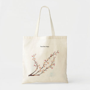 Serene Kirschblüten-Frühlingstasche Tragetasche