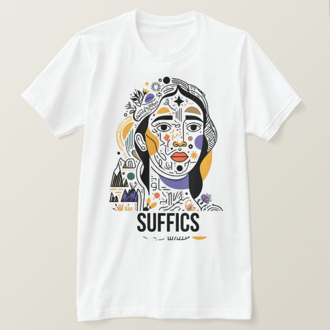Serene Lady | SUFFIZIEN T-Shirt (Design vorne)