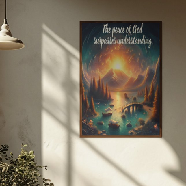 Serene Lake Reflections Poster (Von Creator hochgeladen)