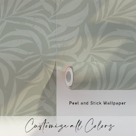 Serene Leaf Harmony Tapete