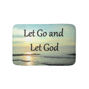 SERENE LIESS GO UND LIESS GOTT OCEAN FOTO BADEMATTE