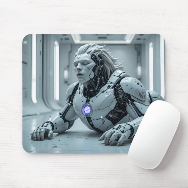 Serene Lion Android Mousepad (Mit Mouse)