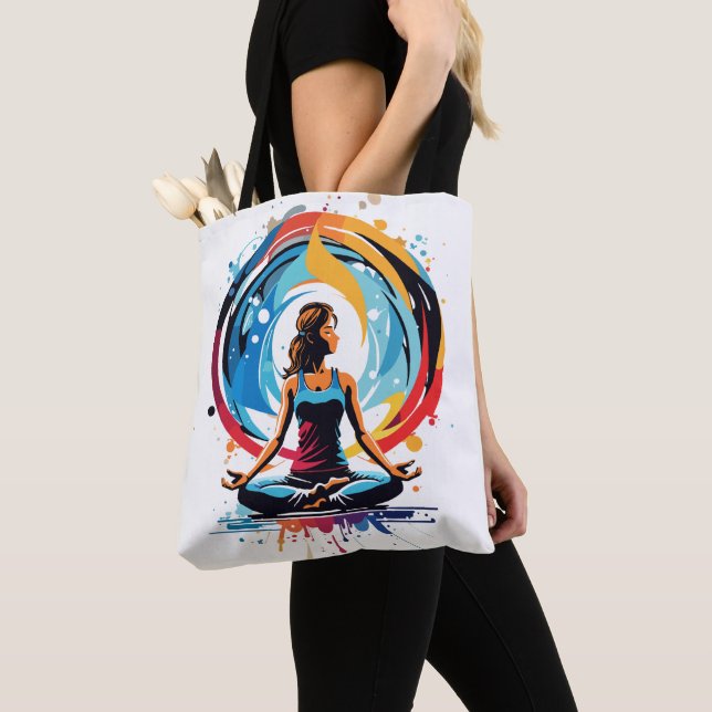 Serene Meditation Energiestrom Kunst (Von Nahem)