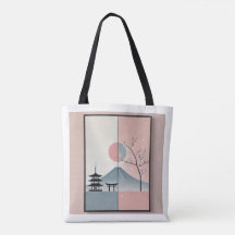 Serene Mount Fuji und Cherry Blossom Art