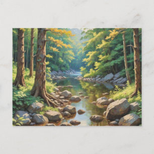 Serene Nature Scene Postkarte
