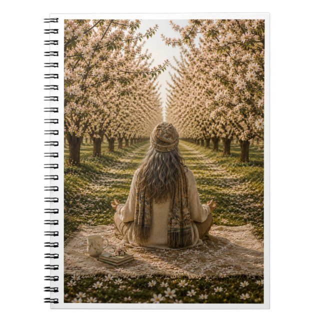 Serene Orchard Sticky Notes | Romantic Botanical  Notizblock (Vorderseite)