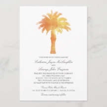 Serene Palm Tree Watercolor | Hochzeit