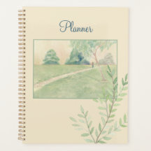 Serene Path Watercolor Tagesplaner