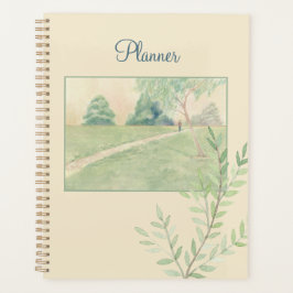 Serene Path Watercolor Tagesplaner Planer