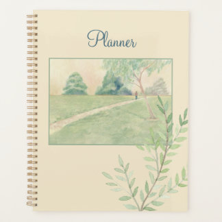 Serene Path Watercolor Tagesplaner Planer