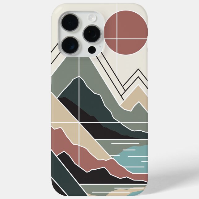 Serene Peaks Case-Mate iPhone Hülle (Rückseite)