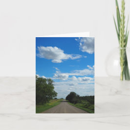 Serene Prairie Lane Faltkarte Karte