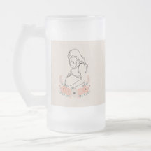 Serene Pregnancy Line Art