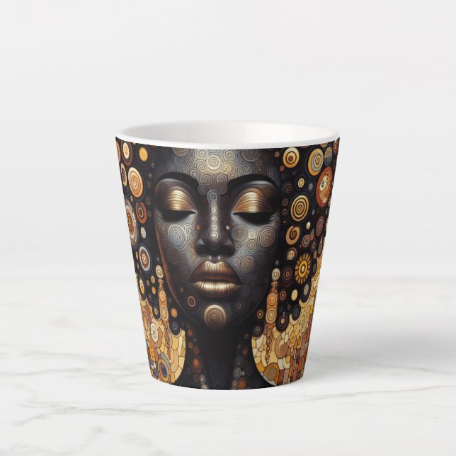 "Serene Reflection" Latte-Tasse Milchtasse (Vorderseite)