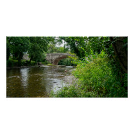 Serene River Elwy & Bridge St. Asaph Poster