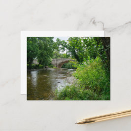 Serene River Elwy & Bridge St. Asaph Postkarte