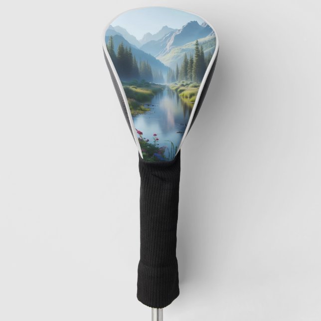 Serene River Valley Golf Headcover (Vorderseite)