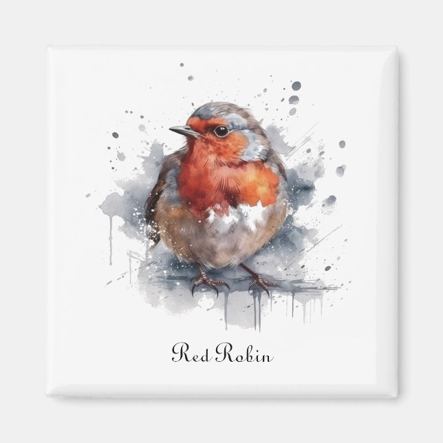 Serene Robin, Brauch Magnet (Vorne)