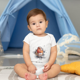 Serene Robin, individuell Baby Strampler