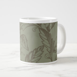 Serene Sage Green   Fettformatige Botanische Anwei Jumbo-Tasse