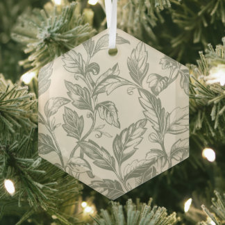 Serene Sage Green | Rustikaler Weinbaugarten Kerns Ornament Aus Glas