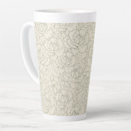 Serene Sage Green | Vintage Blossom Rose Milchtasse