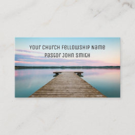 SERENE See mit Dock Kirche San Salvatore - der Zuc Visitenkarte