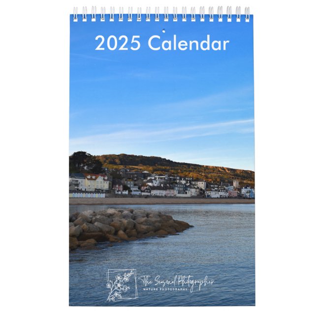 Serene Shores 2025 Calendar Eine Seite klein Kalender (Titelbild)