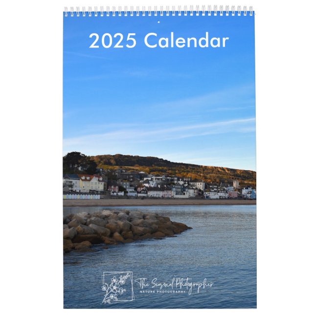 Serene Shores 2025 Kalender 1-Seiten-Medium (Titelbild)