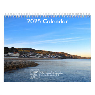 Serene Shores 2025 Kalender zwei Seiten Medium