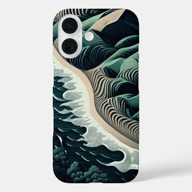 Serene Shores Case-Mate iPhone Hülle (Rückseite)
