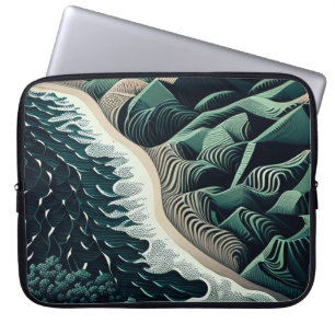Serene Shores Laptopschutzhülle