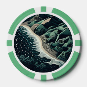 Serene Shores Pokerchips
