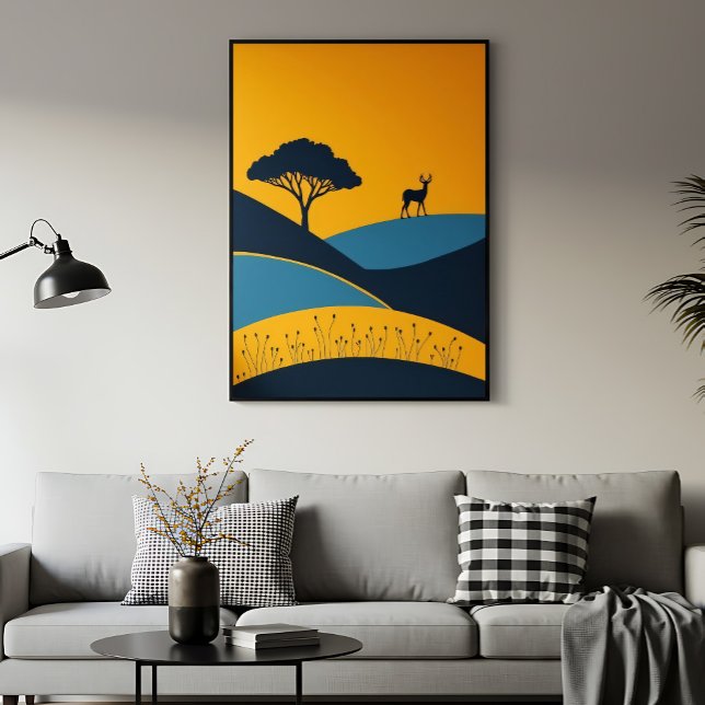 Serene Silhouettes Poster (Von Creator hochgeladen)