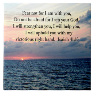SERENE SUNRISE ISAIAH 41:10 FLIESE