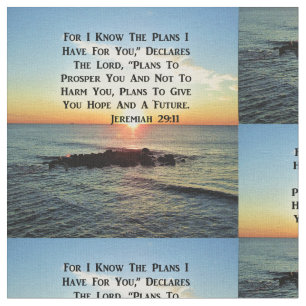 SERENE SUNRISE JEREMIAH 29:11 SCRIPTURE DESIGN STOFF