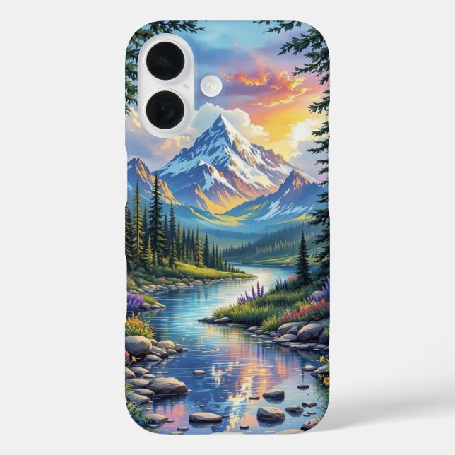 Serene Sunset Beach Case-Mate iPhone Hülle (Rückseite)