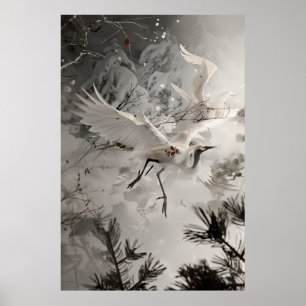 Serene Sunset Beach Poster