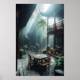 Serene Sunset - Schöne Landschaftsfotografie Po Poster