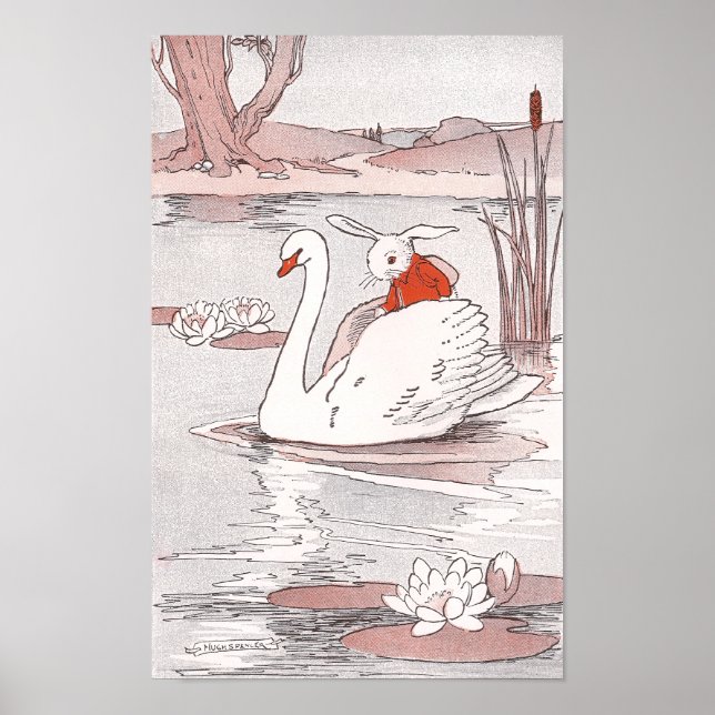 Serene Swan gibt Rabbit einen Aufzug Poster (Vorne)