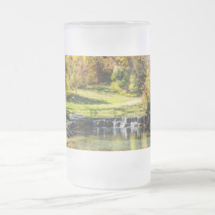 Serene Szene am Dogwood Creek Mattiert Glass Beer Mattglas Bierglas