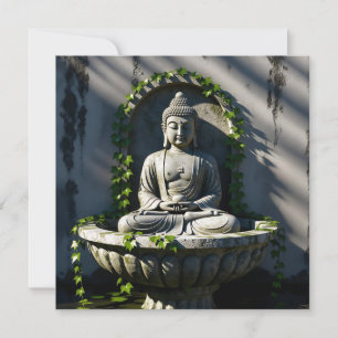 Serene Tranquil Buddha Fountain